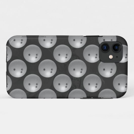 Bowling Ball Gray Case-Mate iPhone Hülle (Rückseite (Horizontal))
