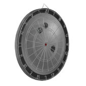 Bowling Ball Gray Dartscheibe (Vorderseite Links)