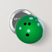 Bowling Ball (grün) Button (Vorne & Hinten)