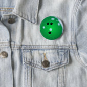 Bowling Ball (grün) Button (Beispiel)