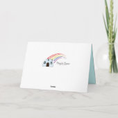 Bowling Ball Happy Vatertag Karte (Rückseite)