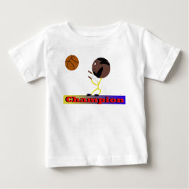 Bowling Ball Head Athlete Champion Baby T-shirt