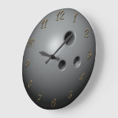Bowling ball large clock große wanduhr (Winkel)