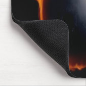 Bowling Ball on Fire Mousepad (Ecke)