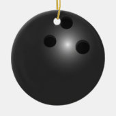 Bowling Ball-Ornament Keramikornament (Vorne)