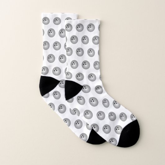 Bowling Ball Pattern Socken (Paar)