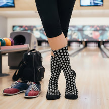 Bowling Ball Pattern Socken