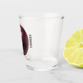 Bowling Ball Personalisiert Shot Glass Schnapsglas (Rechts)