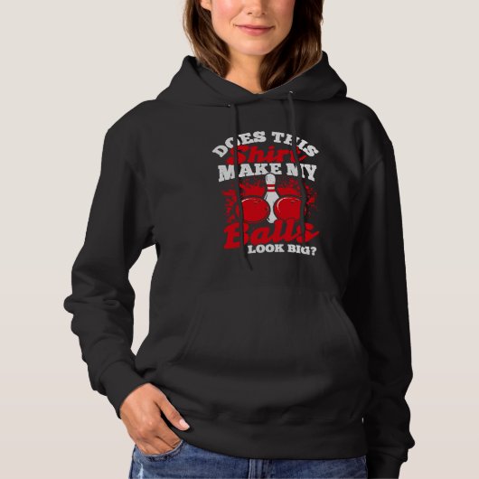Bowling Ball Pin Bowler Strike Bowling Fanatic Bow Hoodie (Vorderseite)