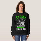 Bowling Ball Pin Bowler Strike Bowling Fanatic Bow Sweatshirt (Vorne ganz)
