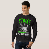 Bowling Ball Pin Bowler Strike Bowling Fanatic Bow Sweatshirt (Vorne ganz)