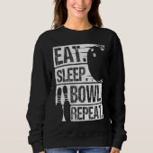 Bowling Ball Pin Bowler Strike Bowling Fanatic Bow Sweatshirt (Vorderseite)