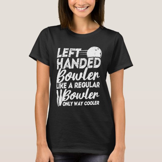 Bowling Ball Pin Bowler Strike Bowling Fanatic Bow T-Shirt (Vorderseite)