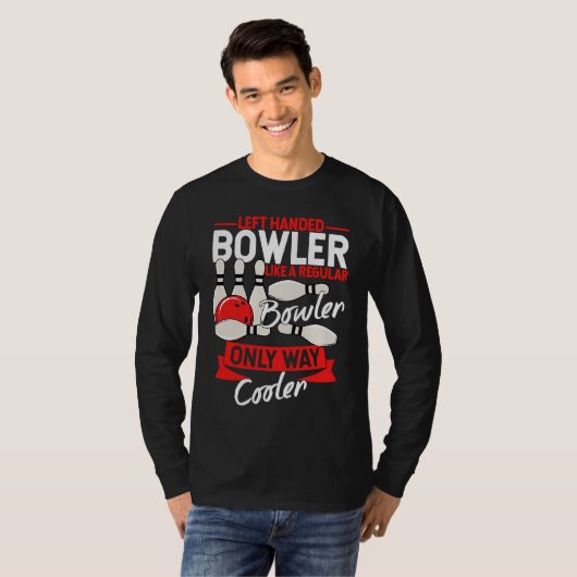 Bowling Ball Pin Bowler Strike Bowling Fanatic Bow T-Shirt (Vorne ganz)