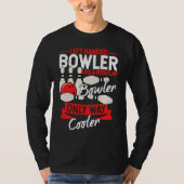 Bowling Ball Pin Bowler Strike Bowling Fanatic Bow T-Shirt (Vorderseite)