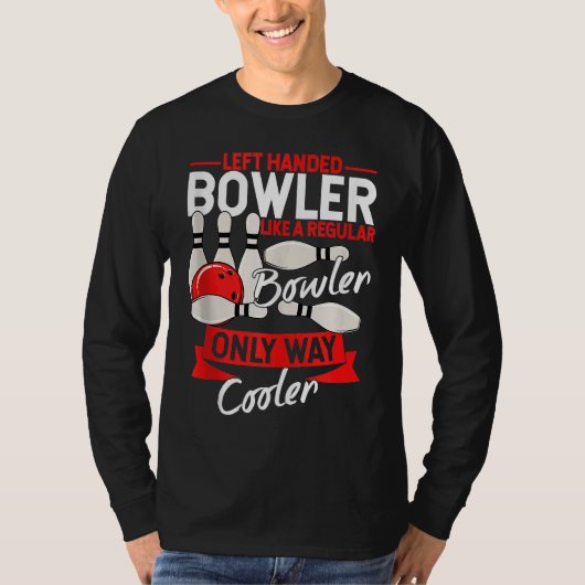 Bowling Ball Pin Bowler Strike Bowling Fanatic Bow T-Shirt (Vorderseite)