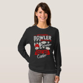 Bowling Ball Pin Bowler Strike Bowling Fanatic Bow T-Shirt (Vorne ganz)