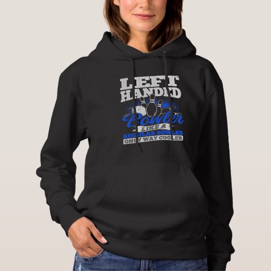 Bowling Ball Pin Bowler Strike Bowling Team Bowlin Hoodie (Vorderseite)