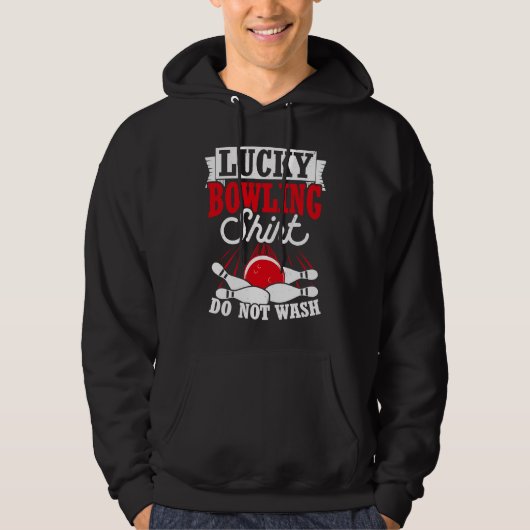 Bowling Ball Pin Bowler Strike Bowling Team Bowlin Hoodie (Vorderseite)