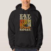 Bowling Ball Pin Bowler Strike Bowling Team Bowlin Hoodie (Vorderseite)