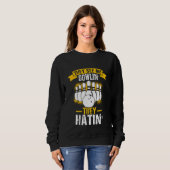 Bowling Ball Pin Bowler Strike Bowling Team Bowlin Sweatshirt (Vorne ganz)