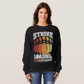 Bowling Ball Pin Bowler Strike Bowling Team Bowlin Sweatshirt (Vorne ganz)