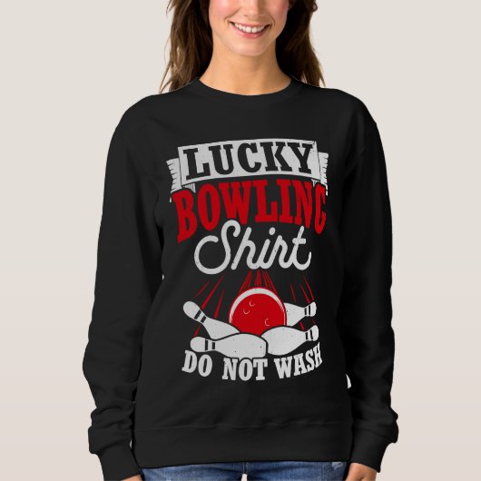 Bowling Ball Pin Bowler Strike Bowling Team Bowlin Sweatshirt (Vorderseite)