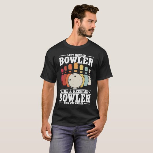 Bowling Ball Pin Bowler Strike Team Bowling Alley  T-Shirt (Vorne ganz)