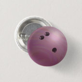 Bowling Ball Pink Button (Vorne & Hinten)