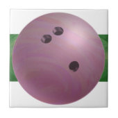 Bowling Ball Pink Fliese (Vorderseite)
