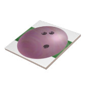 Bowling Ball Pink Fliese (Seite)