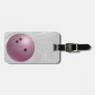 Bowling Ball Pink Gepäckanhänger