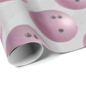 Bowling Ball Pink Geschenkpapier (Rolleneckpunkt)