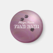 Bowling Ball Pink Magnet (Vorne)