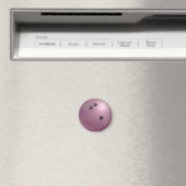 Bowling Ball Pink Magnet (In Situ (Geschirrspüler))
