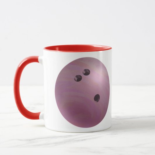 Bowling Ball Pink Tasse (Links)