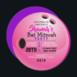 BOWLING BALL ROUND Bat Mitzvah Party Einladung<br><div class="desc">Alle meine Designs sind One-OF-A-KIND Originalkunstwerke,  die von mir entworfen wurden! Sie können sie nur hier finden! Ich kann diese Einladung in jeder Weise anpassen,  einfach per E-Mail an: Marlalove@hotmail.com mit allen Fragen.</div>