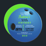 BOWLING BALL ROUND Geburtstagsparty Einladung<br><div class="desc">Alle meine Designs sind ONE-OF-A-KIND Original-Kunstwerke von mir entworfen!  Sie können sie nur hier finden!  Ich kann diese Einladung in jeder Weise anpassen,  einfach mailen Sie mir: Marlalove@hotmail.com mit allen Fragen.</div>