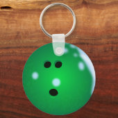 Bowling Ball Schlüsselanhänger (Vorderseite)