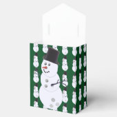 Bowling Ball Snowman Weihnachten Geschenkschachtel (Geöffnet)