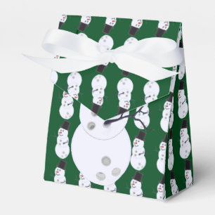 Bowling Ball Snowman Weihnachten Geschenkschachtel