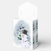 Bowling Ball Snowman Weihnachten Geschenkschachtel (Geöffnet)