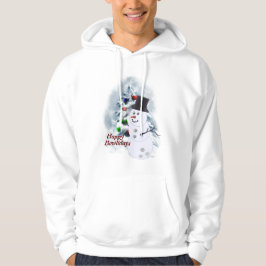 Bowling Ball Snowman Weihnachten Hoodie