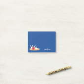 Bowling Ball Strike Skittles Post-it Klebezettel (Auf Schreibtisch)