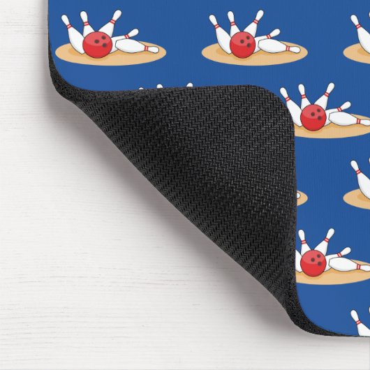Bowling Ball Strikte Skittles Muster Mousepad (Ecke)