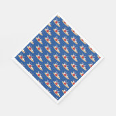 Bowling Ball Strikte Skittles Muster Serviette (Ecke)