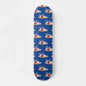 Bowling Ball Strikte Skittles Muster Skateboard (Vorne)