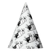 Bowling Ball und Button Papier Hut Partyhütchen (Links)