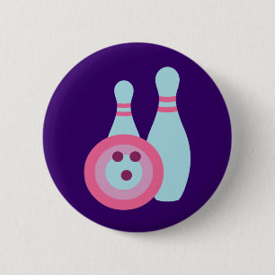 Bowling Ball und Buttone Button