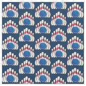 Bowling Ball und Buttone Gestaltstoff Stoff (Nahaufnahme)